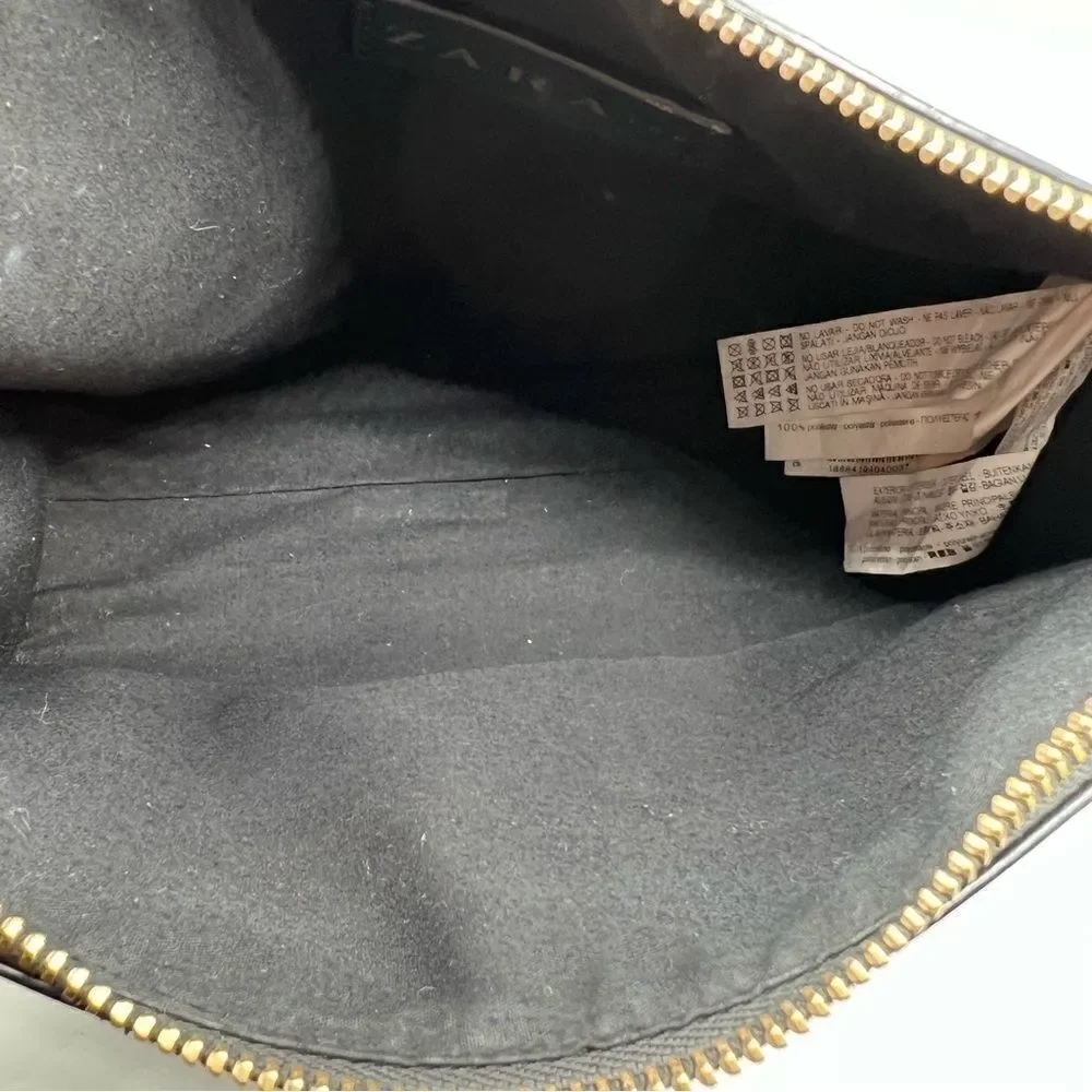 Zara Rose Embroidered Gold Chain Crossbody - Picture 8 of 10